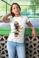 Camiseta Manga Curta Feminina Psychedelic Skate