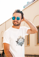 Camiseta Manga Curta Unisex Flor de Lotus