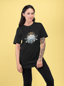Camiseta Manga Curta Unisex Flor de Lotus