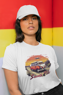 Camiseta Manga Curta Unisex UFO Kombi e Deserto - Smooth Ride