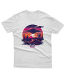 Camiseta Manga Curta Unisex UFO Por do Sol Deserto 2 - Smooth Ride