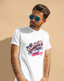 Camiseta Manga Curta Unisex Carro Corrida Estilo F1 Vermelho - Fast or Nothing