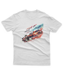 Camiseta Manga Curta Unisex Carro Corrida Estilo F1 Laranja - Fast or Nothing
