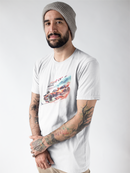 Camiseta Manga Curta Unisex Carro Corrida Estilo F1 Laranja - Fast or Nothing