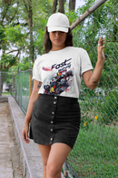 Camiseta Manga Curta Unisex Carro Corrida Estilo F1 Azul 2 - Fast or Nothing