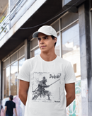 Camiseta Manga Curta Unisex Samurai Pose Ataque - Bushido