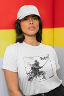 Camiseta Manga Curta Unisex Samurai Pose Ataque - Bushido