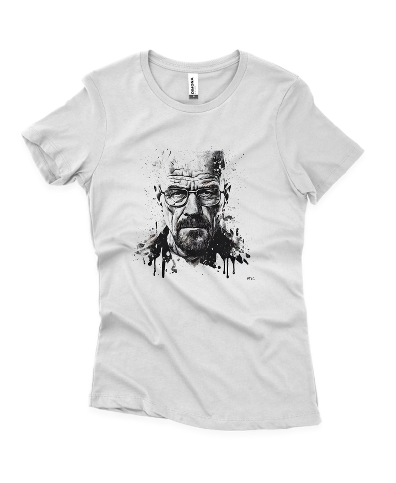 Camiseta Manga Curta Feminina Heisenberg Derretendo