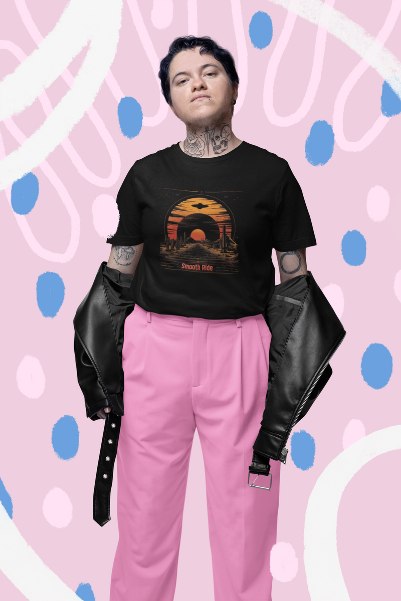 Camiseta Manga Curta Unisex UFO Deserto 7 - Smooth Ride