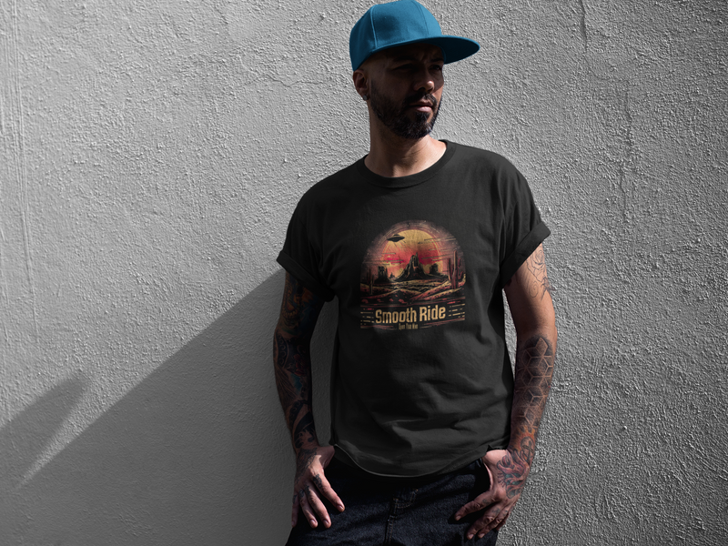 Camiseta Manga Curta Unisex UFO Deserto 9 - Smooth Ride