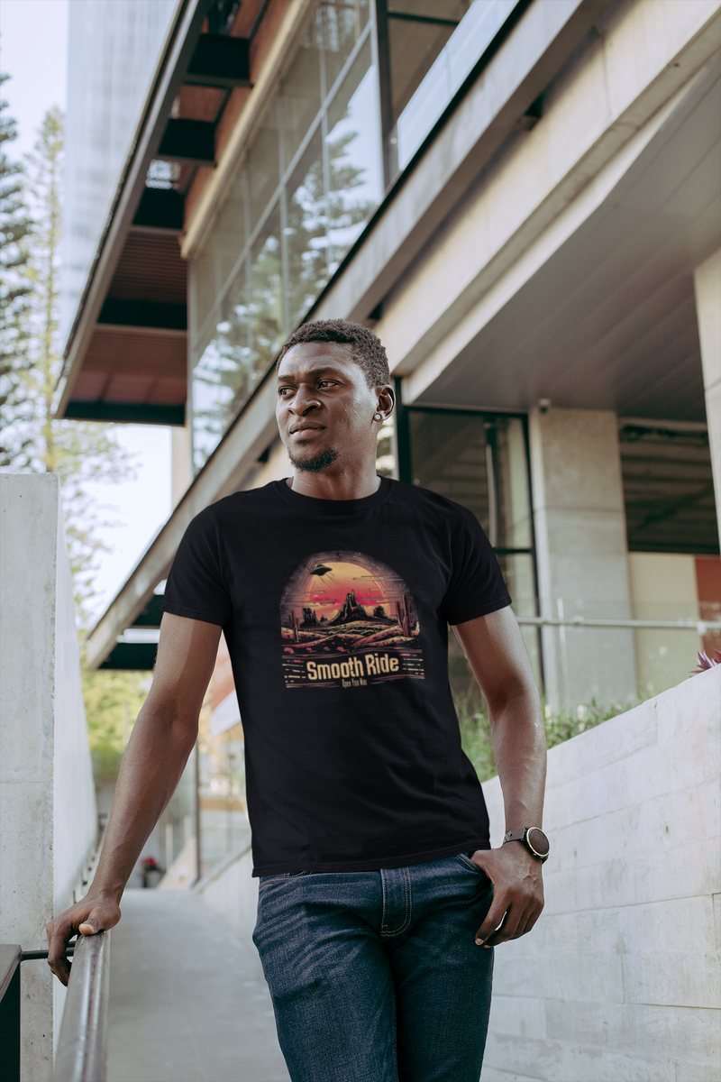 Camiseta Manga Curta Unisex UFO Deserto 9 - Smooth Ride