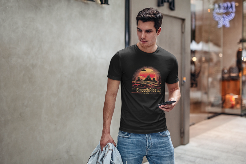 Camiseta Manga Curta Unisex UFO Deserto 9 - Smooth Ride
