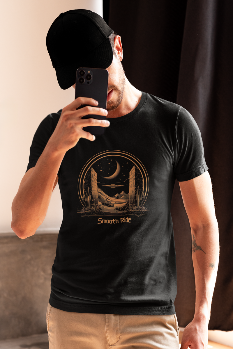 Camiseta Manga Curta Unisex UFO Deserto 11 - Smooth Ride