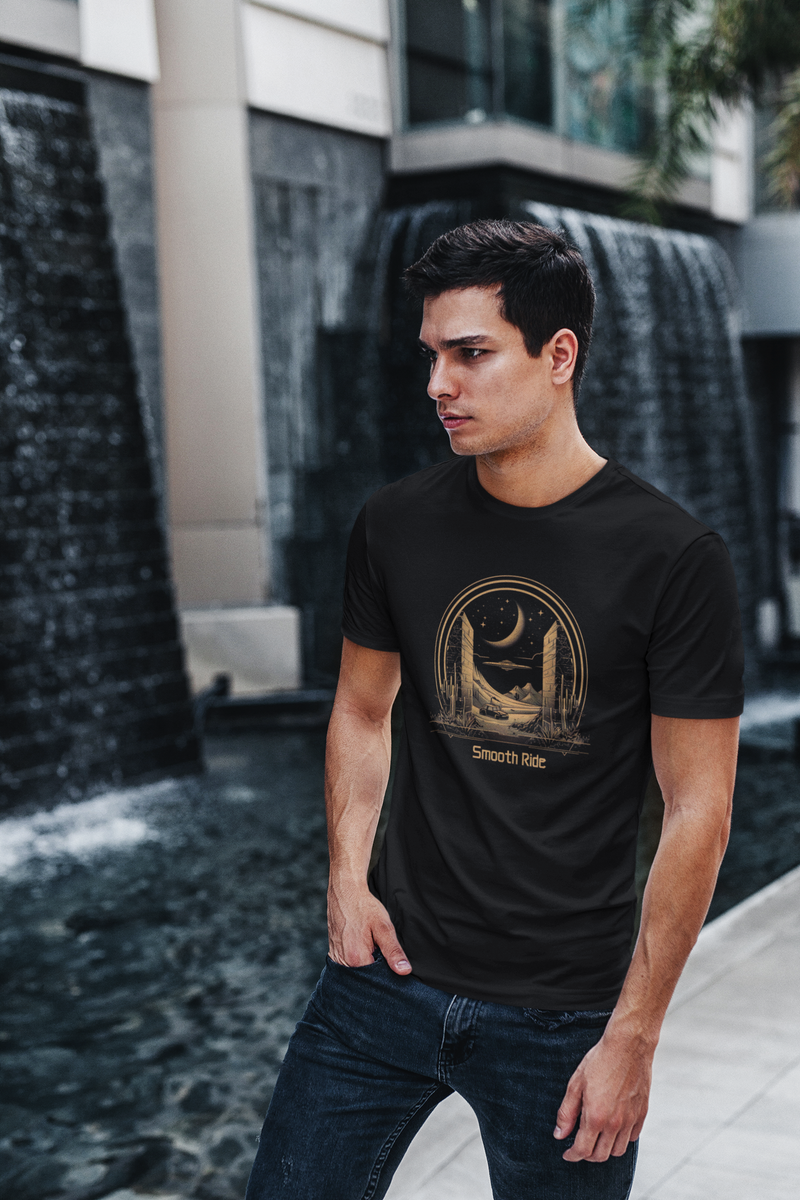 Camiseta Manga Curta Unisex UFO Deserto 11 - Smooth Ride