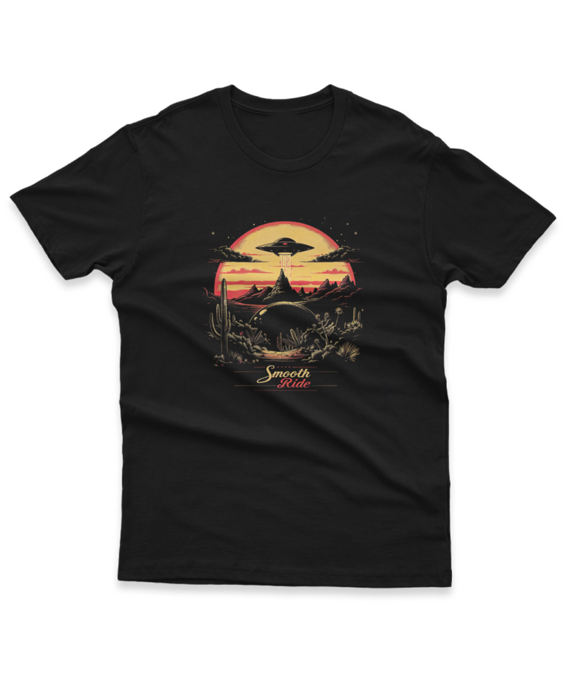 Camiseta Manga Curta Unisex UFO Deserto 12 - Smooth Ride