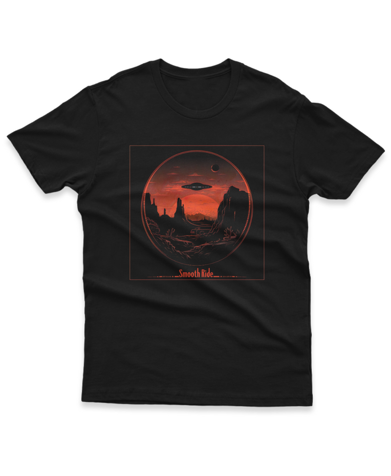Camiseta Manga Curta Unisex UFO Deserto 14 - Smooth Ride