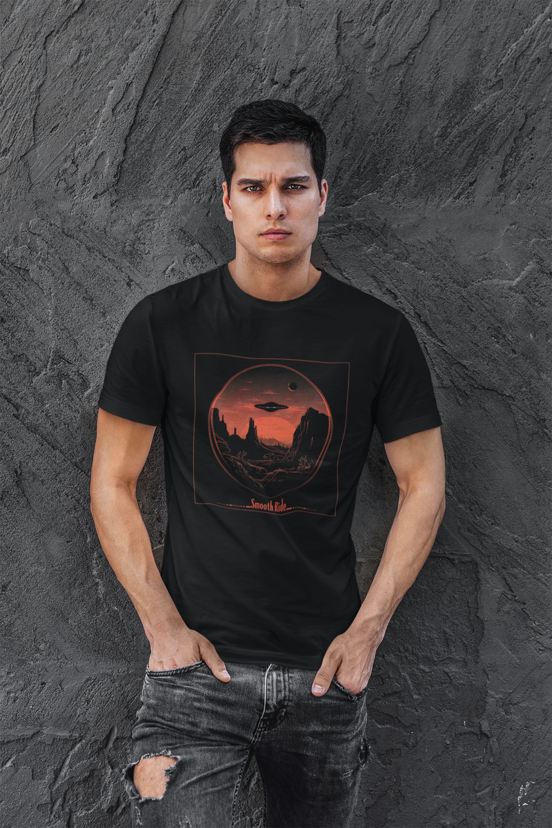 Camiseta Manga Curta Unisex UFO Deserto 14 - Smooth Ride