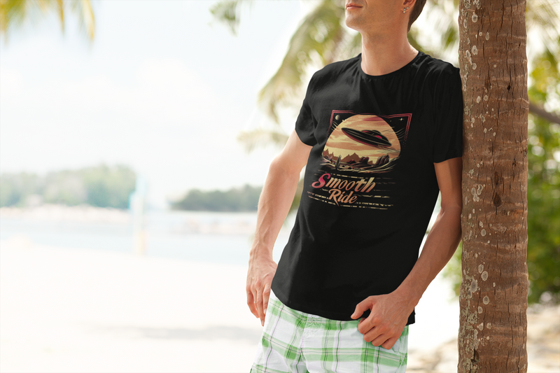Camiseta Manga Curta Unisex UFO Deserto 17 - Smooth Ride