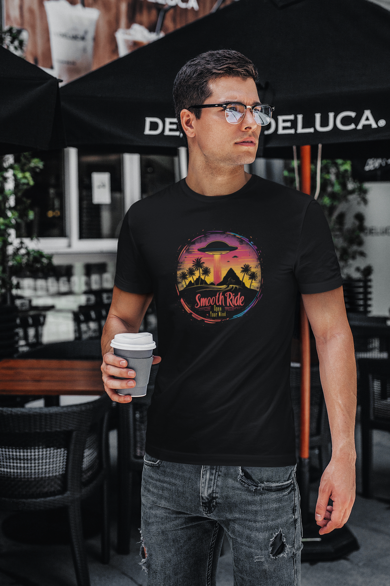 Camiseta Manga Curta Unisex UFO Deserto 18 - Smooth Ride