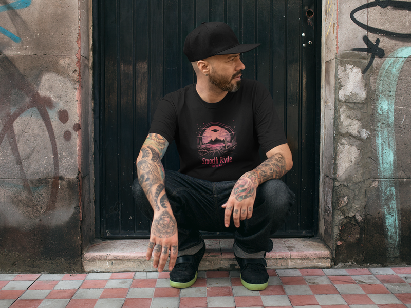 Camiseta Manga Curta Unisex UFO Deserto 19 - Smooth Ride