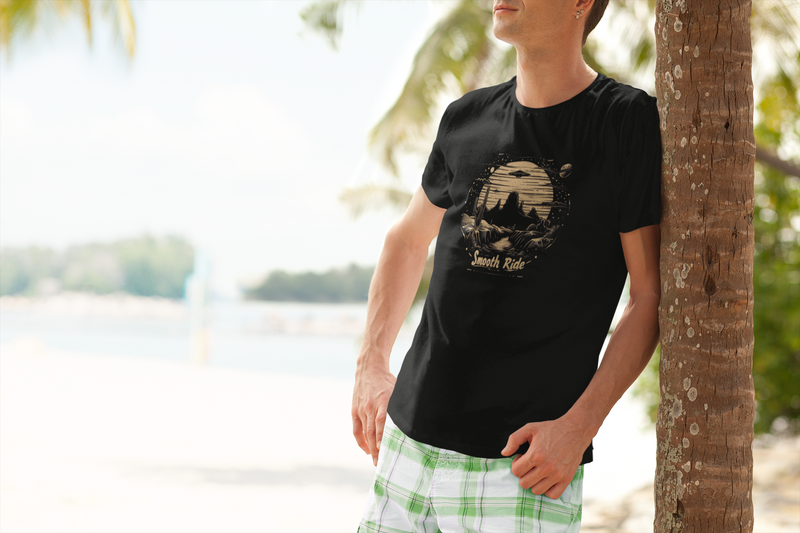 Camiseta Manga Curta Unisex UFO Deserto 21 - Smooth Ride
