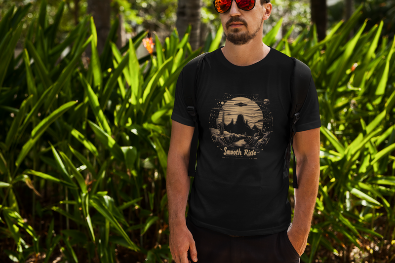 Camiseta Manga Curta Unisex UFO Deserto 21 - Smooth Ride