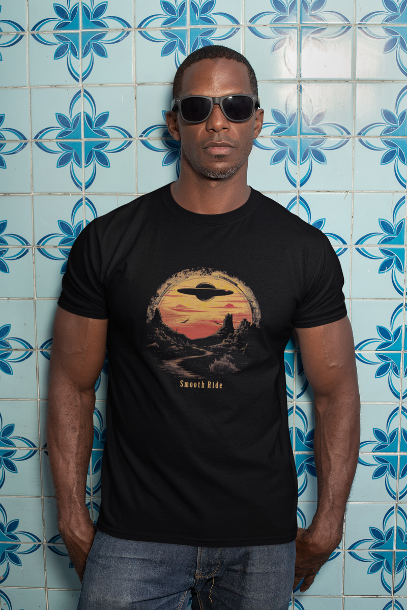 Camiseta Manga Curta Unisex UFO Deserto 22 - Smooth Ride