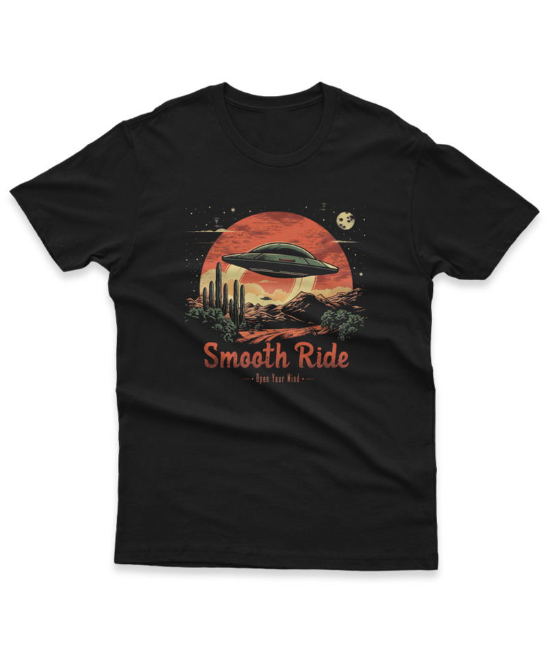 Camiseta Manga Curta Unisex UFO Deserto 23 - Smooth Ride