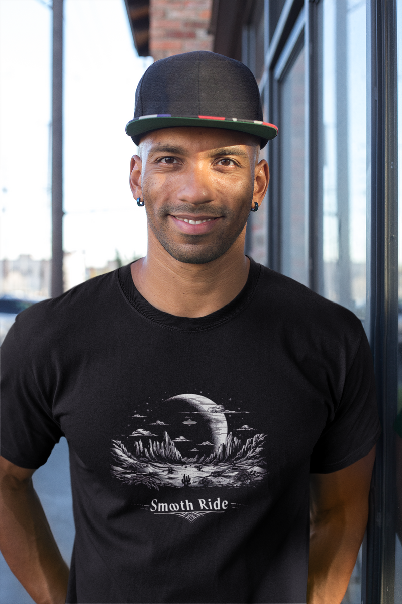 Camiseta Manga Curta Unisex UFO Deserto 25 - Smooth Ride