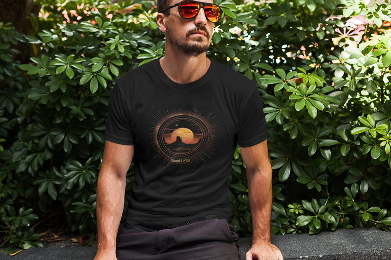 Camiseta Manga Curta Unisex UFO Deserto 26 - Smooth Ride