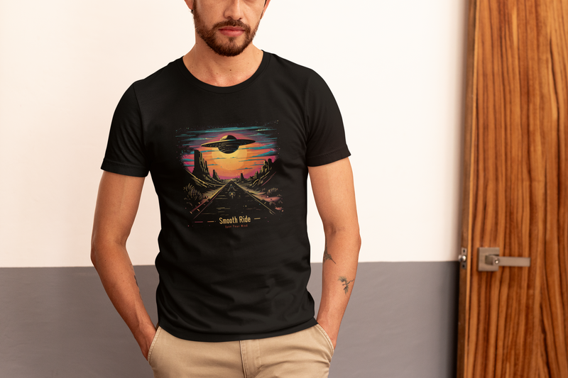 Camiseta Manga Curta Unisex UFO Deserto 27 - Smooth Ride