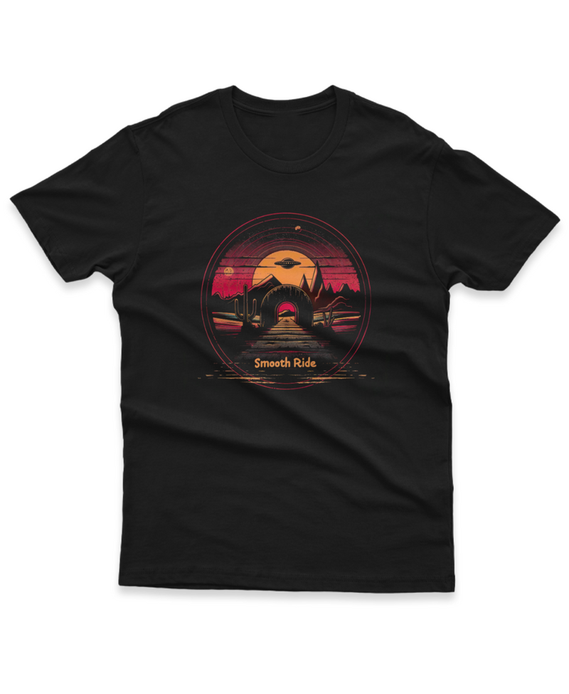 Camiseta Manga Curta Unisex UFO Deserto 28 - Smooth Ride