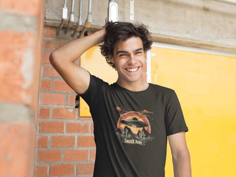Camiseta Manga Curta Unisex UFO Deserto 29 - Smooth Ride