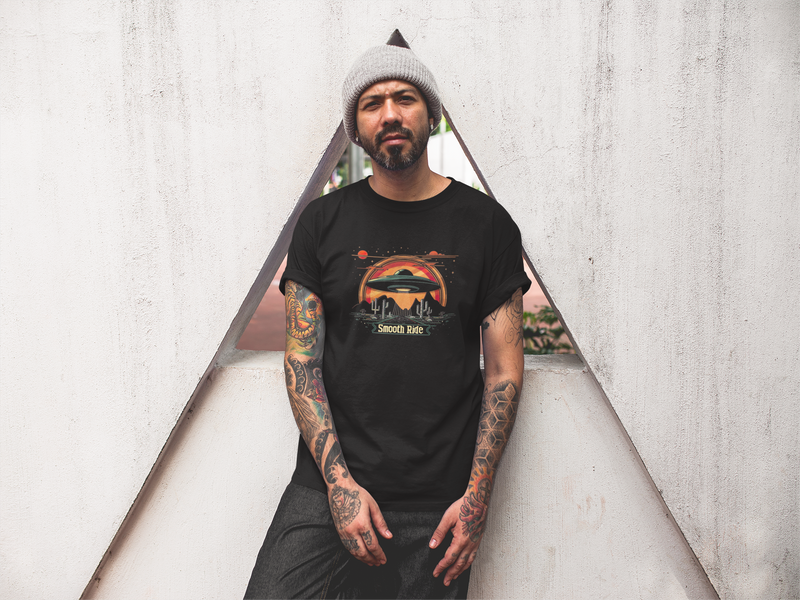 Camiseta Manga Curta Unisex UFO Deserto 29 - Smooth Ride