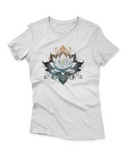 Camiseta Manga Curta Feminina Flor de Lotus