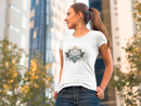Camiseta Manga Curta Feminina Flor de Lotus