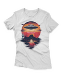 Camiseta Manga Curta Feminina UFO Por do Sol Deserto - Smooth Ride