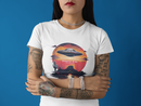 Camiseta Manga Curta Feminina UFO Por do Sol Deserto - Smooth Ride