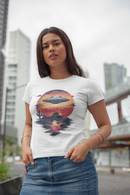Camiseta Manga Curta Feminina UFO Por do Sol Deserto - Smooth Ride