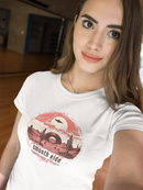 Camiseta Manga Curta Feminina UFO Sol e Portal Deserto - Smooth Ride