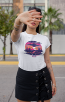 Camiseta Manga Curta Feminina UFO Por do Sol Deserto 2 - Smooth Ride