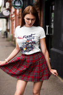 Camiseta Manga Curta Feminina Carro Corrida Estilo F1 Azul 2 - Fast or Nothing