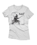 Camiseta Manga Curta Feminina Samurai Pose Ataque - Bushido