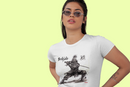 Camiseta Manga Curta Feminina Samurai Pose Ataque 2 - Bushido