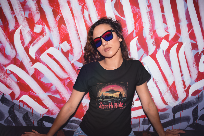 Camiseta Manga Curta Feminina UFO Deserto 2 - Smooth Ride