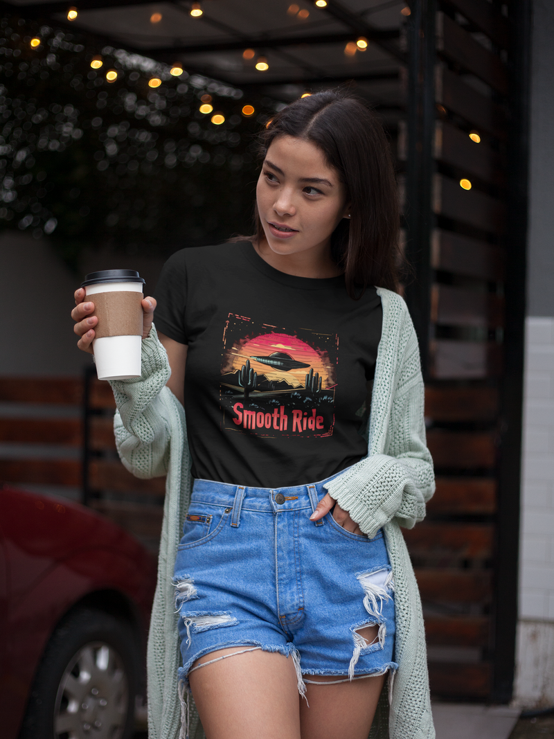 Camiseta Manga Curta Feminina UFO Deserto 2 - Smooth Ride