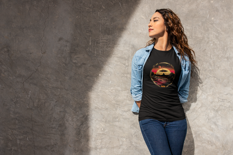 Camiseta Manga Curta Feminina UFO Deserto 3 - Smooth Ride