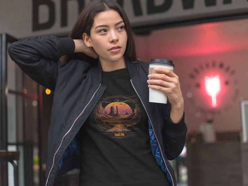 Camiseta Manga Curta Feminina UFO Deserto 4 - Smooth Ride