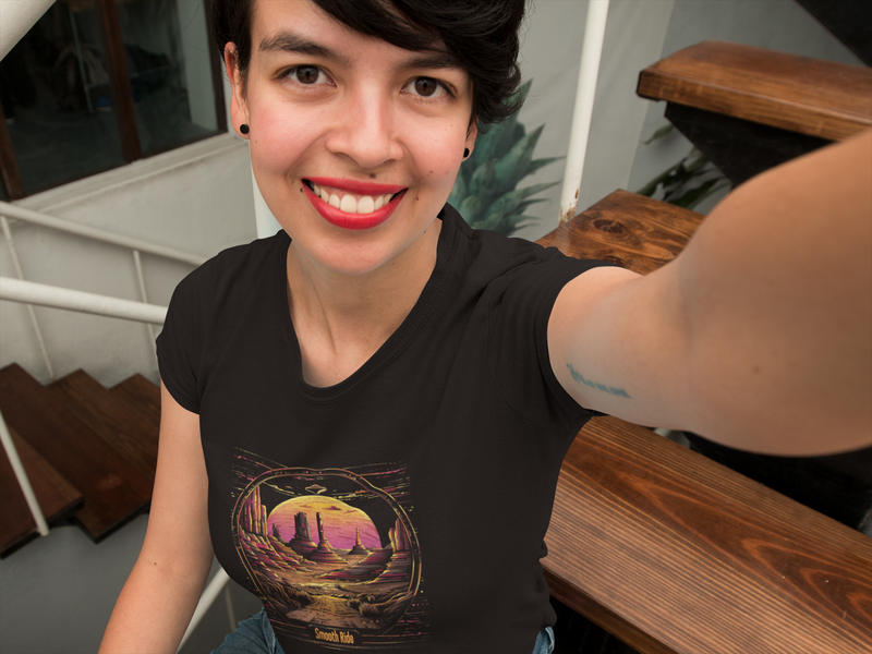 Camiseta Manga Curta Feminina UFO Deserto 4 - Smooth Ride