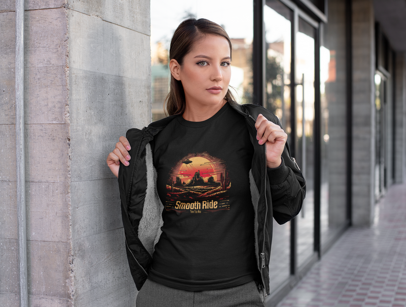 Camiseta Manga Curta Feminina UFO Deserto 9 - Smooth Ride